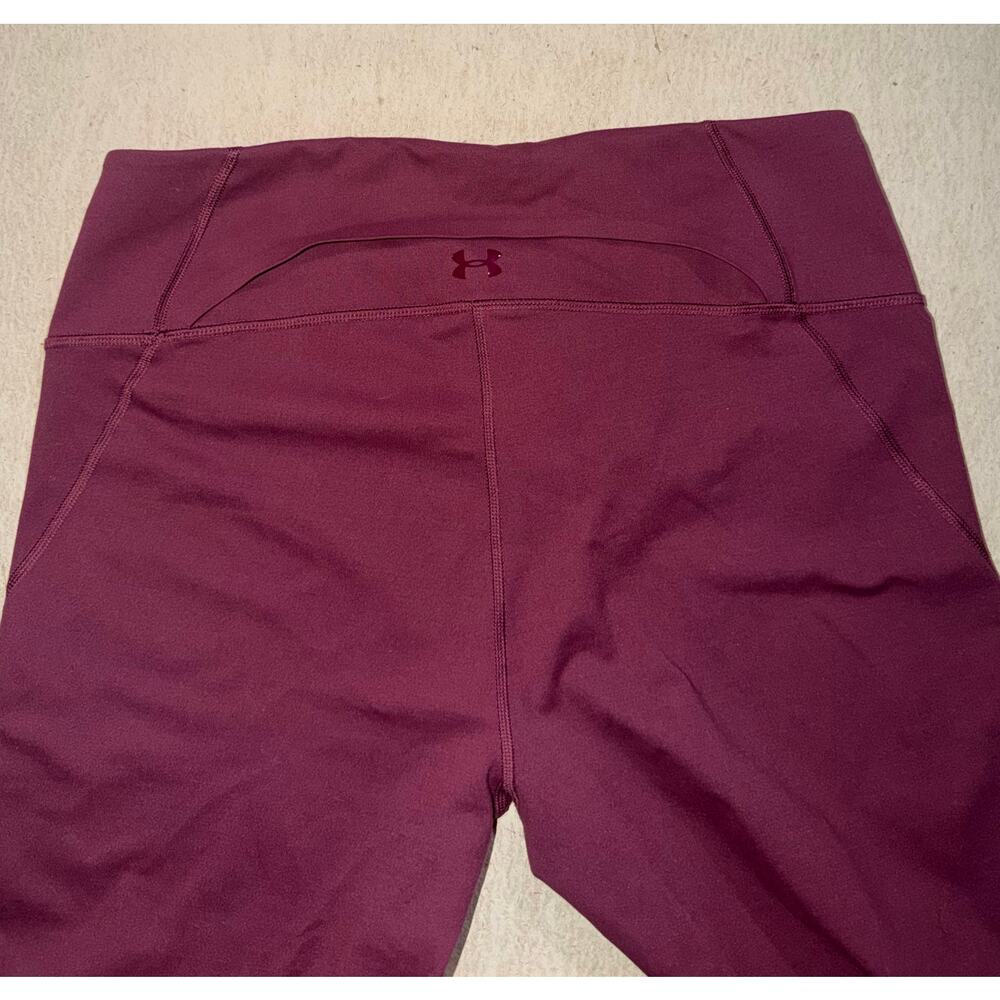 Under armour women’s maroon athletic leggings - Picture 9 of 16